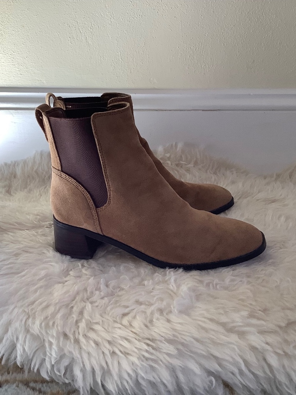 J. CREW | Chelsea Suede Ankle Boots 8.5